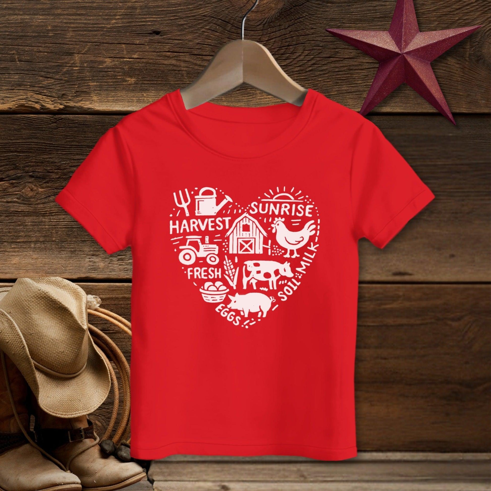 Farming Heart T-Shirt (Toddler)