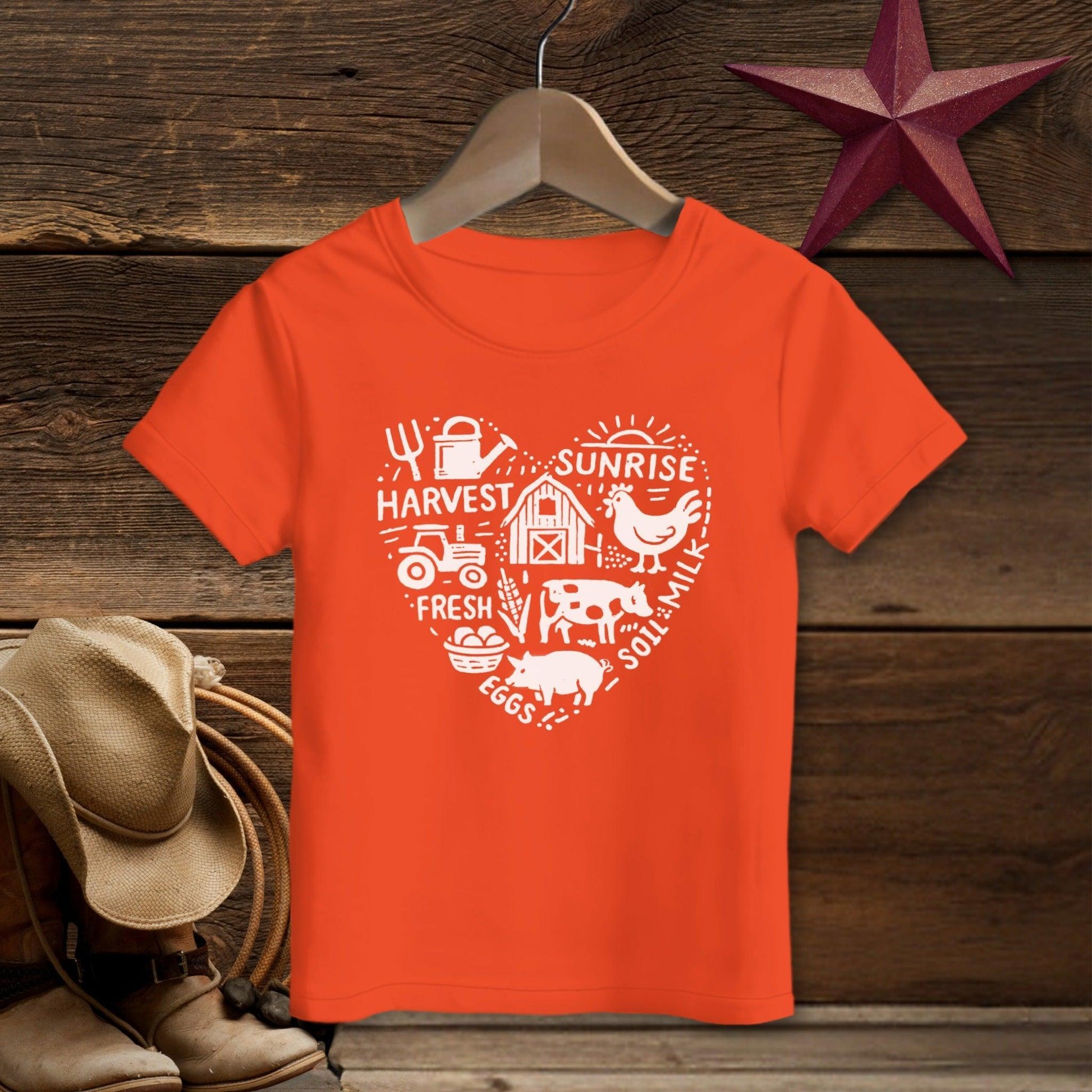 Farming Heart T-Shirt (Toddler)