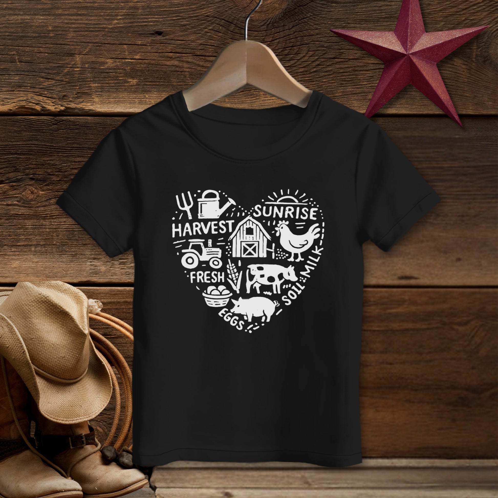 Farming Heart T-Shirt (Toddler)