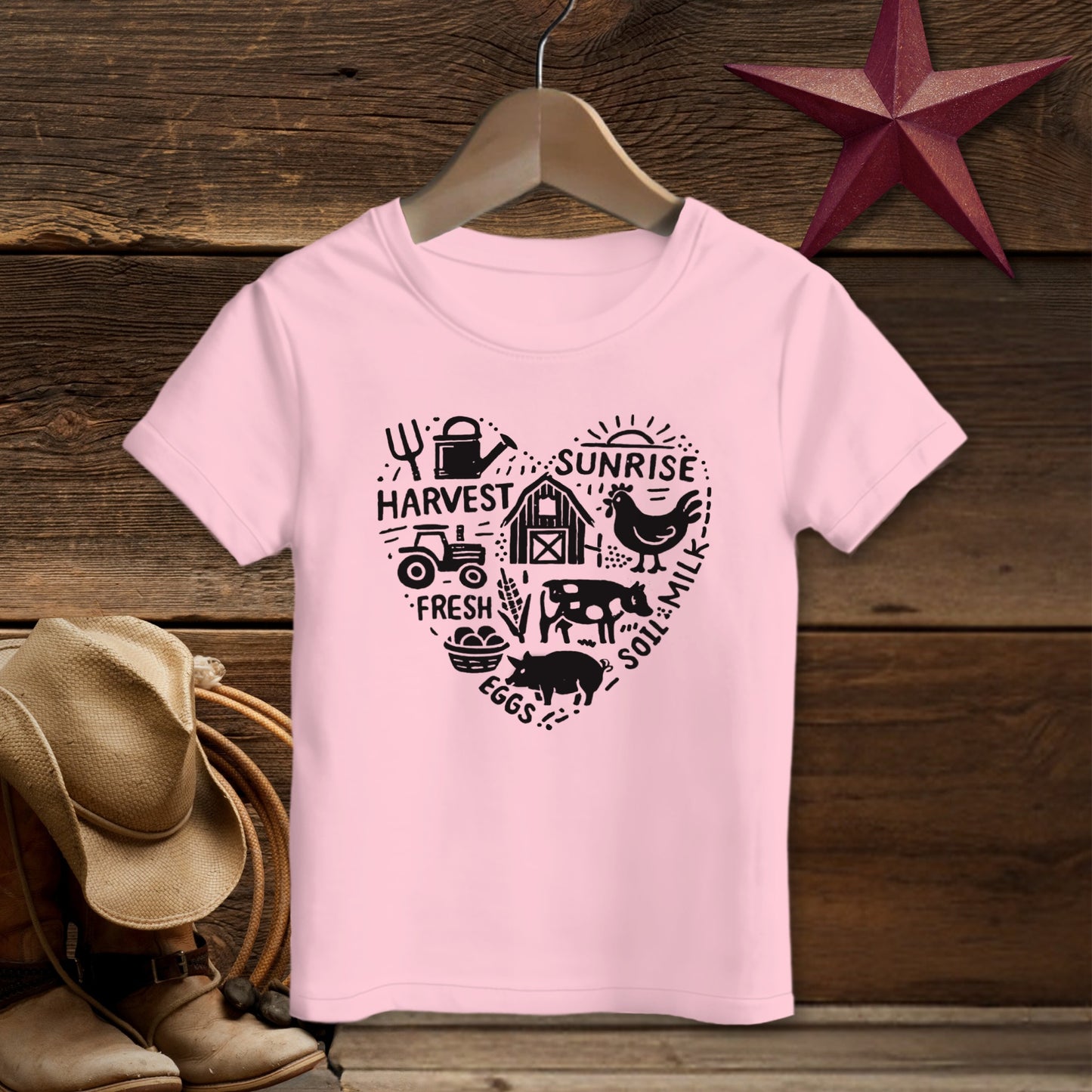 Farming Heart T-shirt (Toddler)
