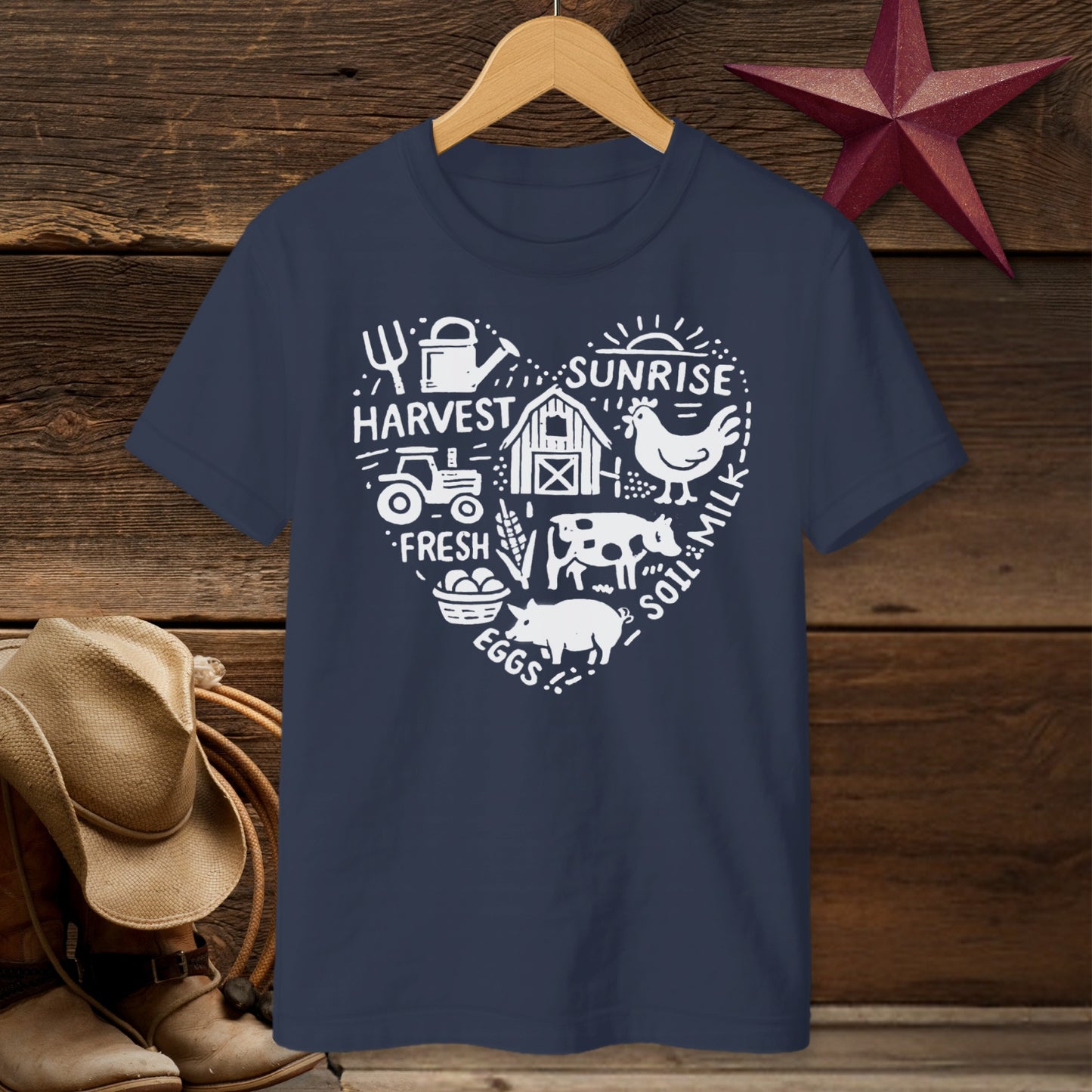 Farming Heart T-shirt (Youth)