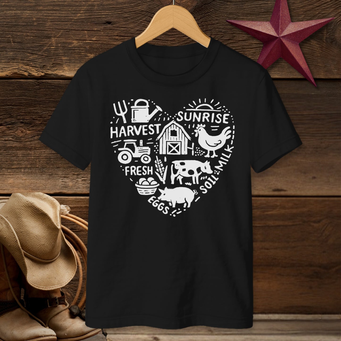 Farming Heart T-shirt (Youth)