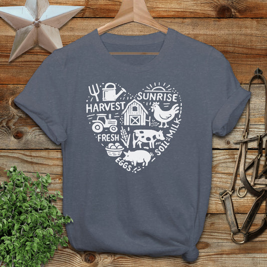 Farming Heart T-shirt