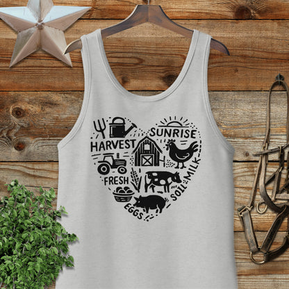 Farming Heart Tank Top