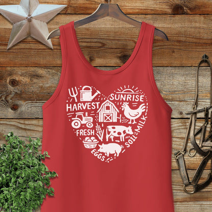Farming Heart Tank Top