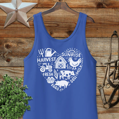 Farming Heart Tank Top