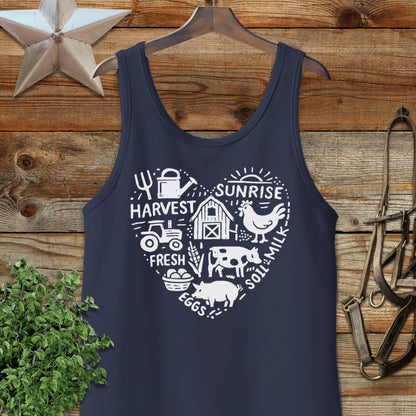 Farming Heart Tank Top
