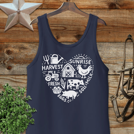 Farming Heart Tank Top