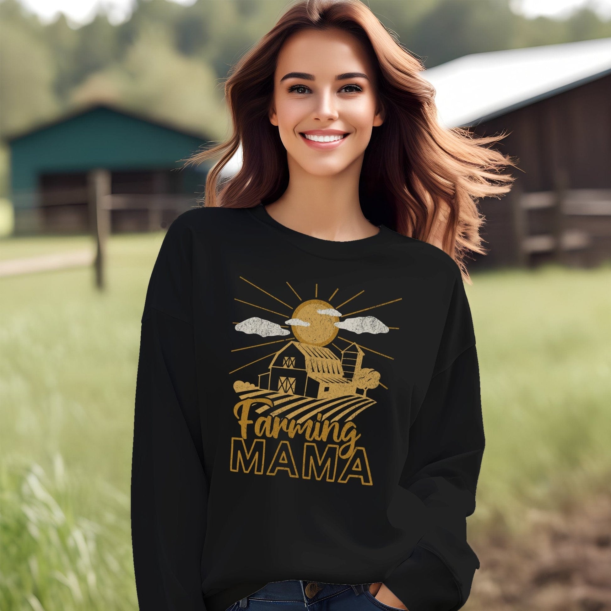 Farming Mama Long Sleeve Tee