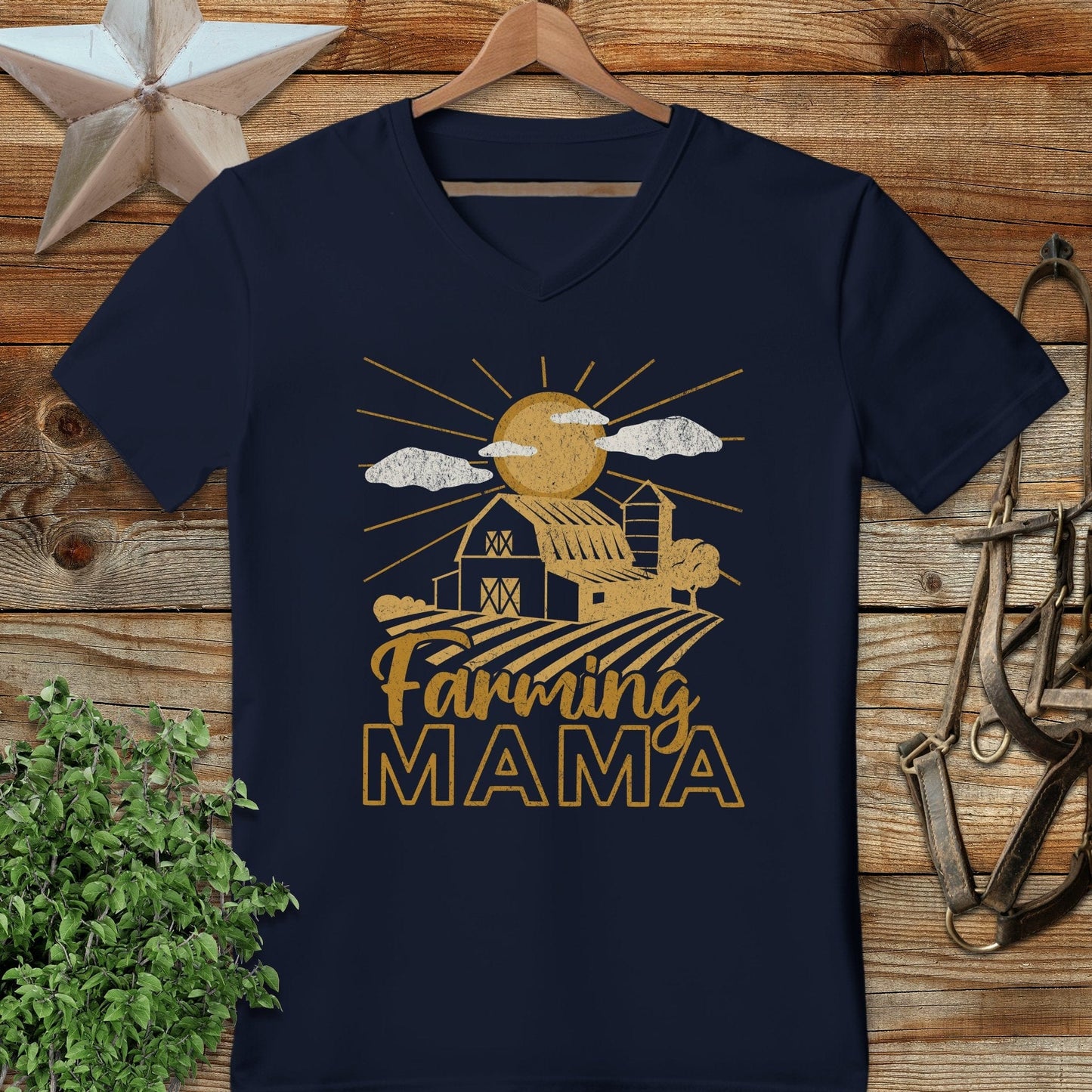 Farming Mama V-neck