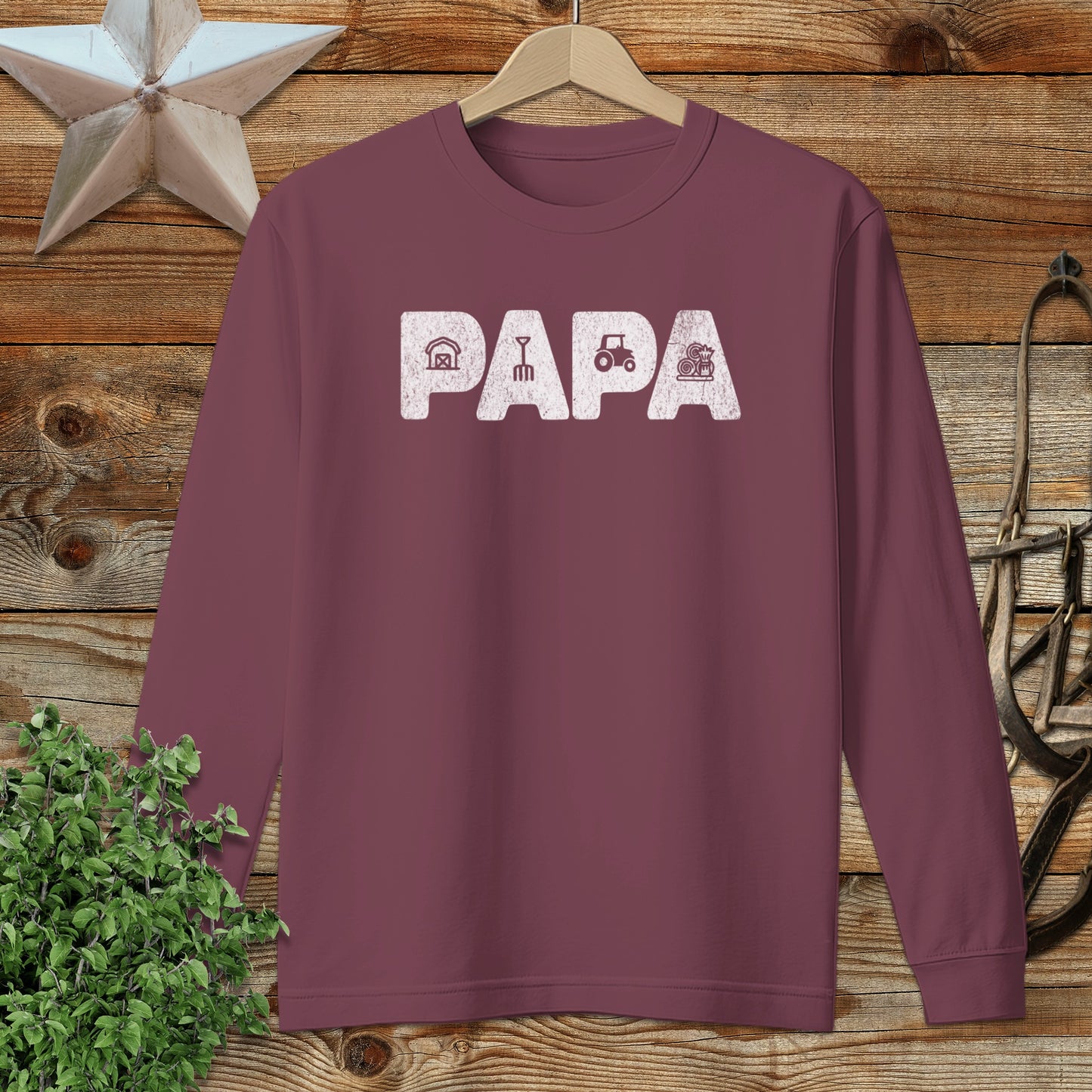 Farming Papa Long Sleeve Tee