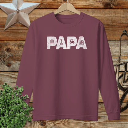 Farming Papa Long Sleeve Tee