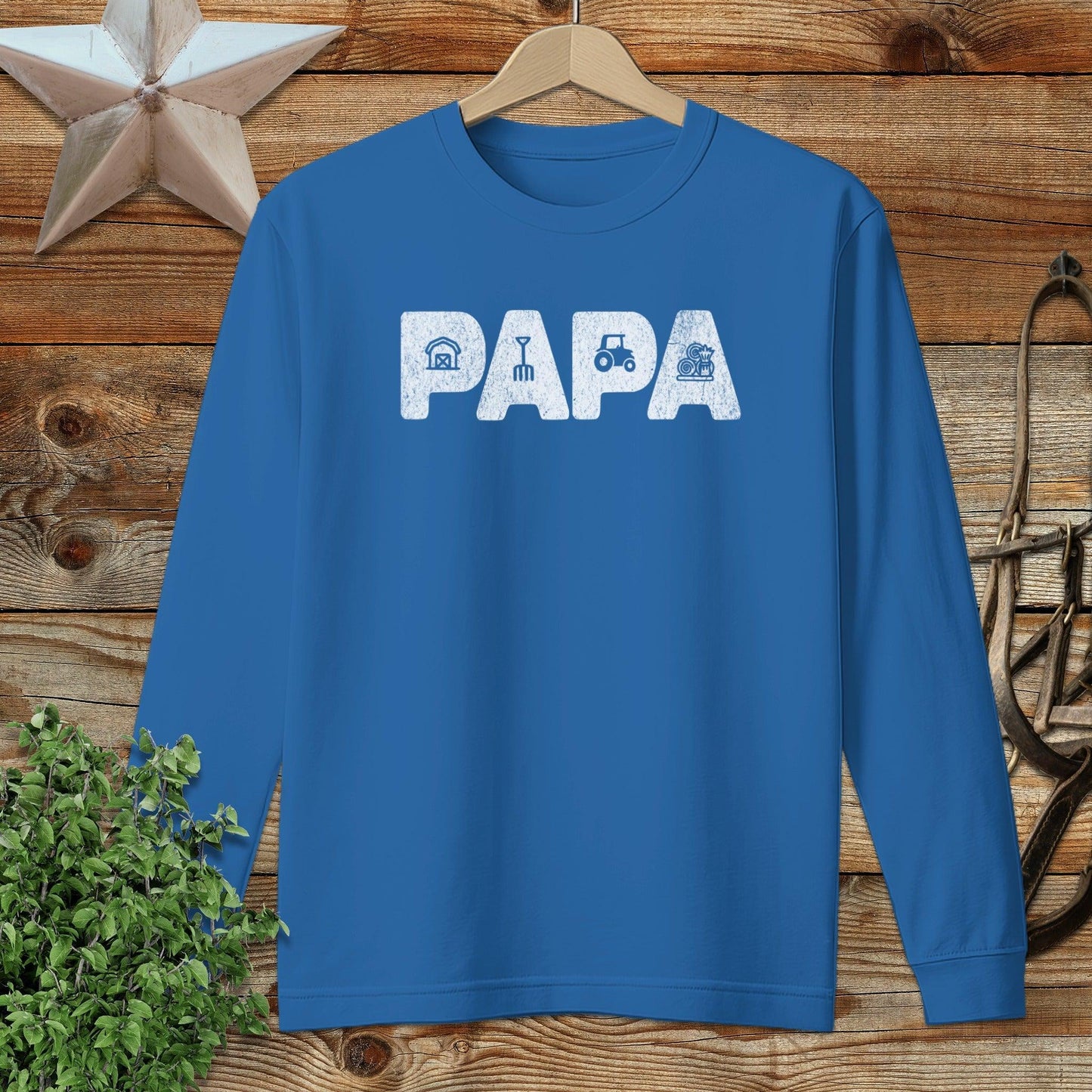 Farming Papa Long Sleeve Tee