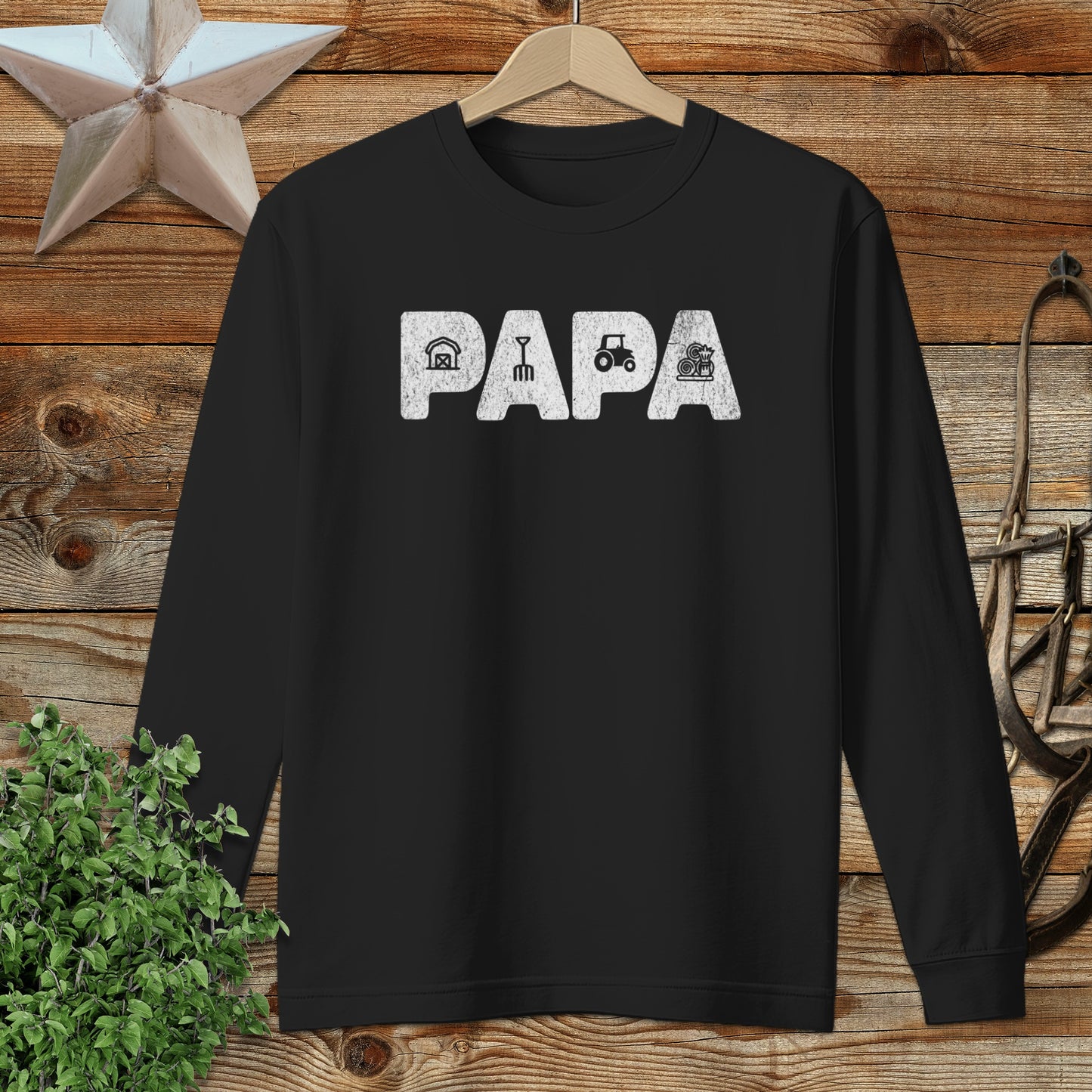 Farming Papa Long Sleeve Tee