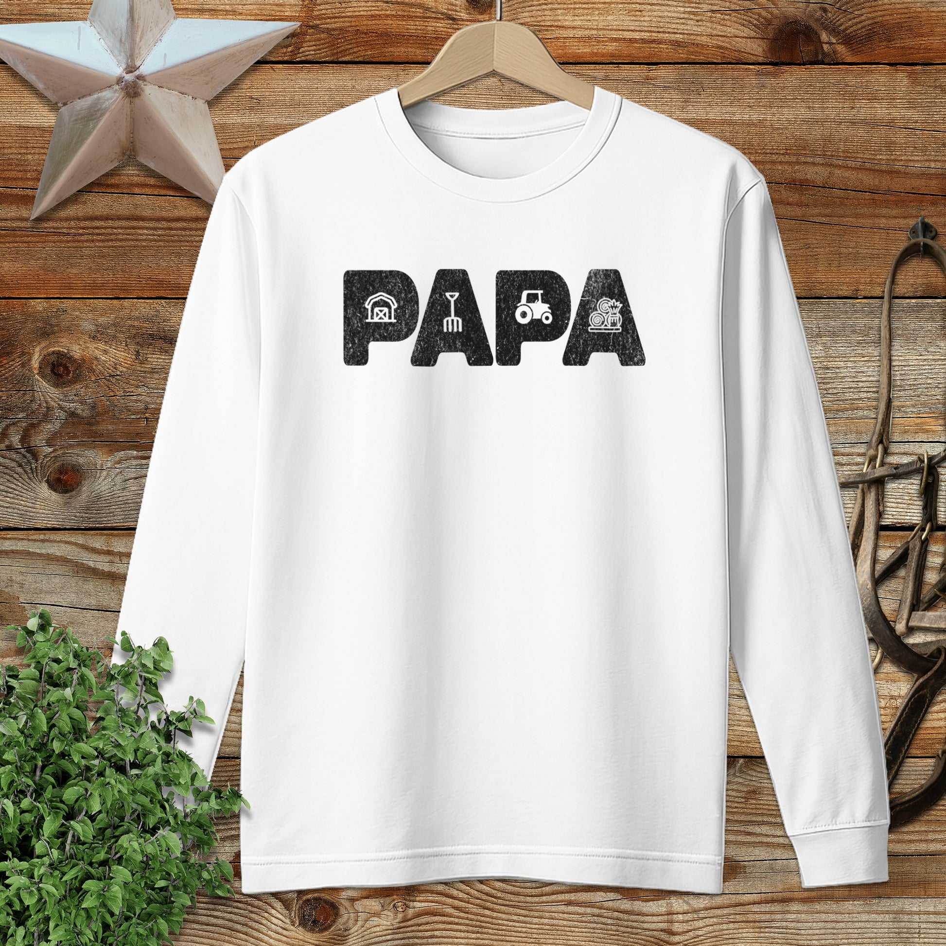 Farming Papa Long Sleeve Tee