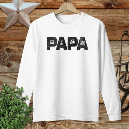 Farming Papa Long Sleeve Tee