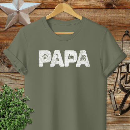 Farming Papa Softstyle Tee