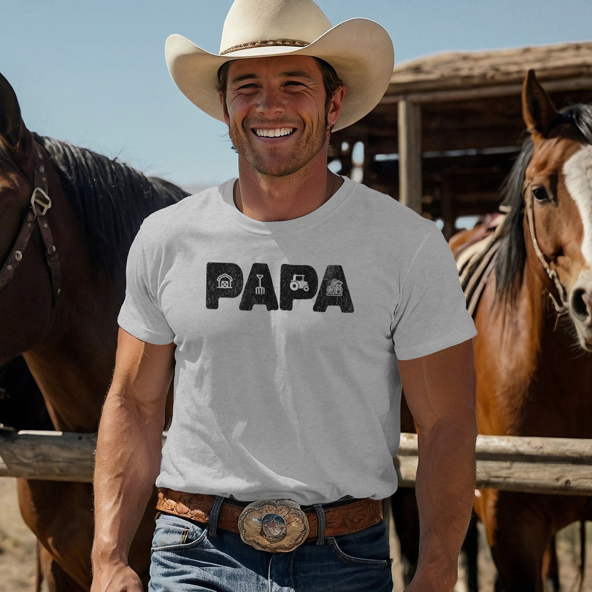 Farming Papa T-shirt
