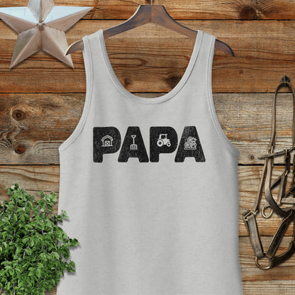 Farming Papa Tank Top