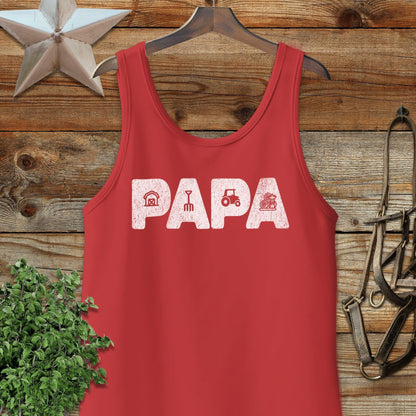 Farming Papa Tank Top