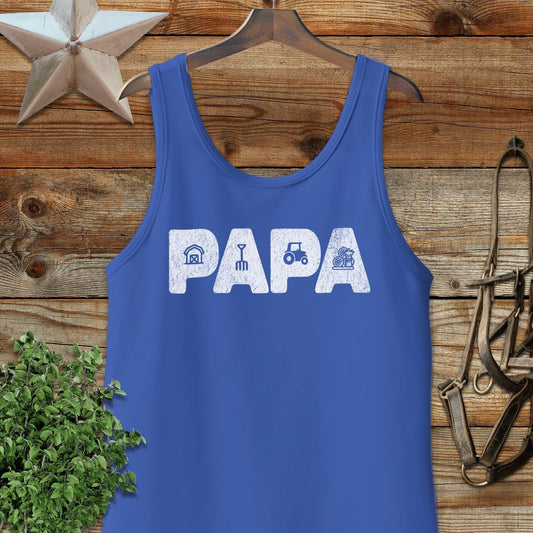 Farming Papa Tank Top