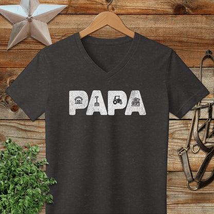 Farming Papa V-neck
