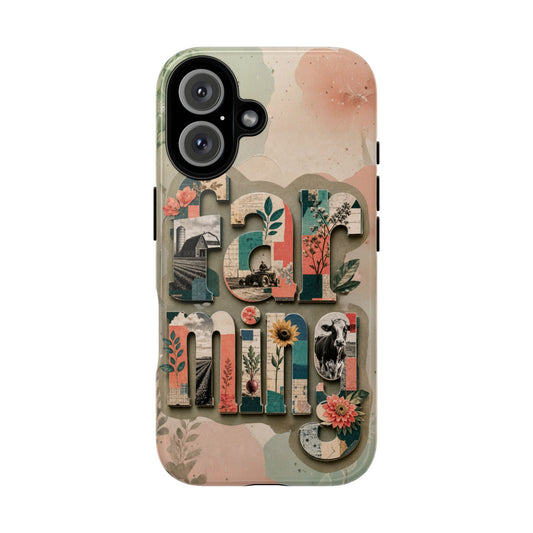 Farming Scrapbook Phone Case