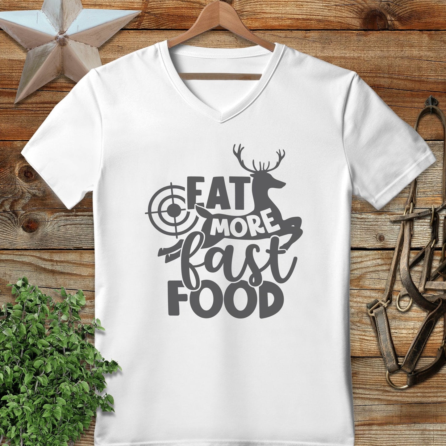 Fast Food V-neck
