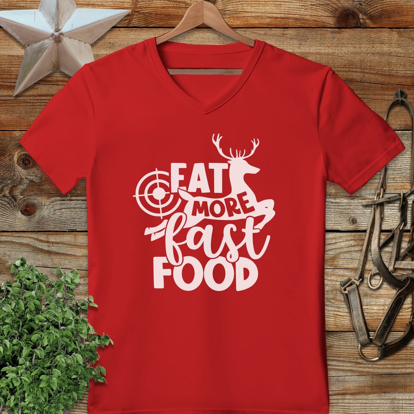 Fast Food V-neck