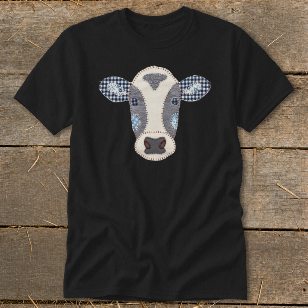 Faux Patchwork Cow Classic Tee
