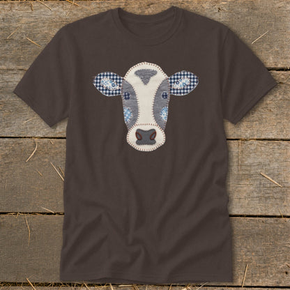 Faux Patchwork Cow Classic Tee