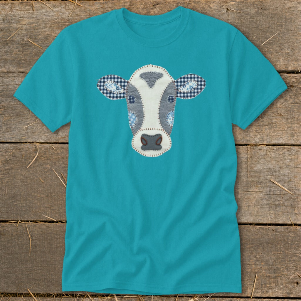 Faux Patchwork Cow Classic Tee