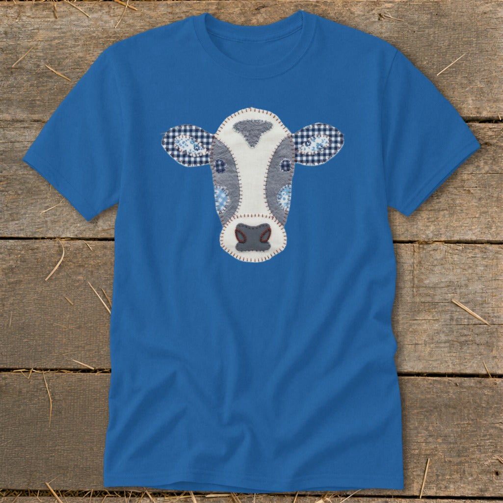 Faux Patchwork Cow Classic Tee