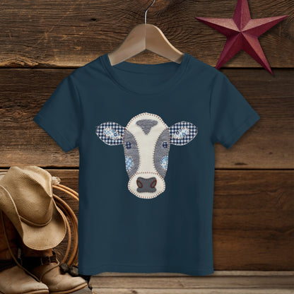 Faux Patchwork Cow T-shirt (Toddler)
