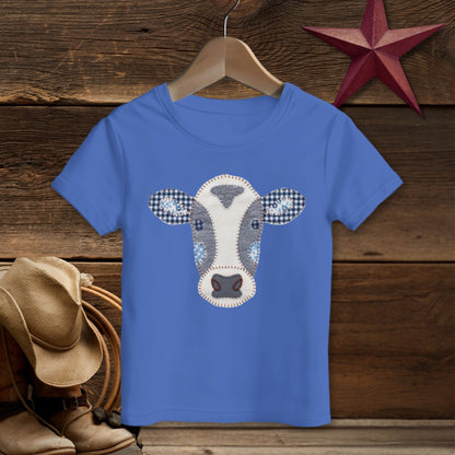 Faux Patchwork Cow T-shirt (Toddler)