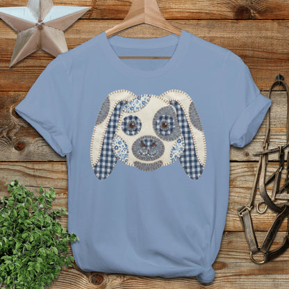 Faux Patchwork Rabbit Softstyle Tee
