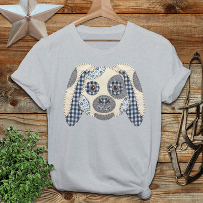 Faux Patchwork Rabbit Softstyle Tee