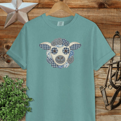 Faux Patchwork Sheep Signature Tee