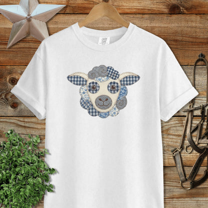 Faux Patchwork Sheep Signature Tee