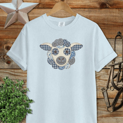 Faux Patchwork Sheep Signature Tee
