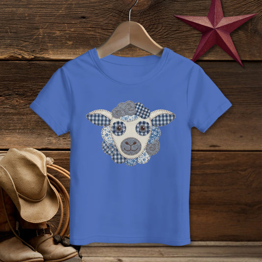 Faux Patchwork Sheep T-shirt (Toddler)