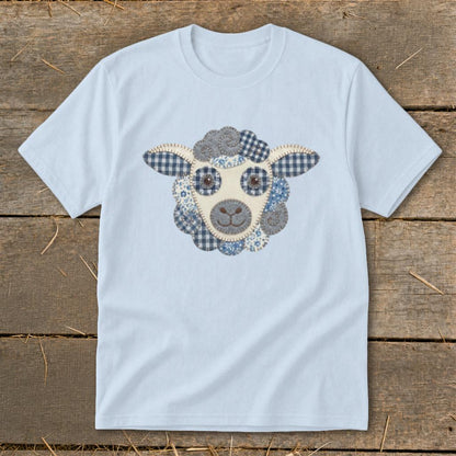 Faux Patchwork Sheep Youth Tee