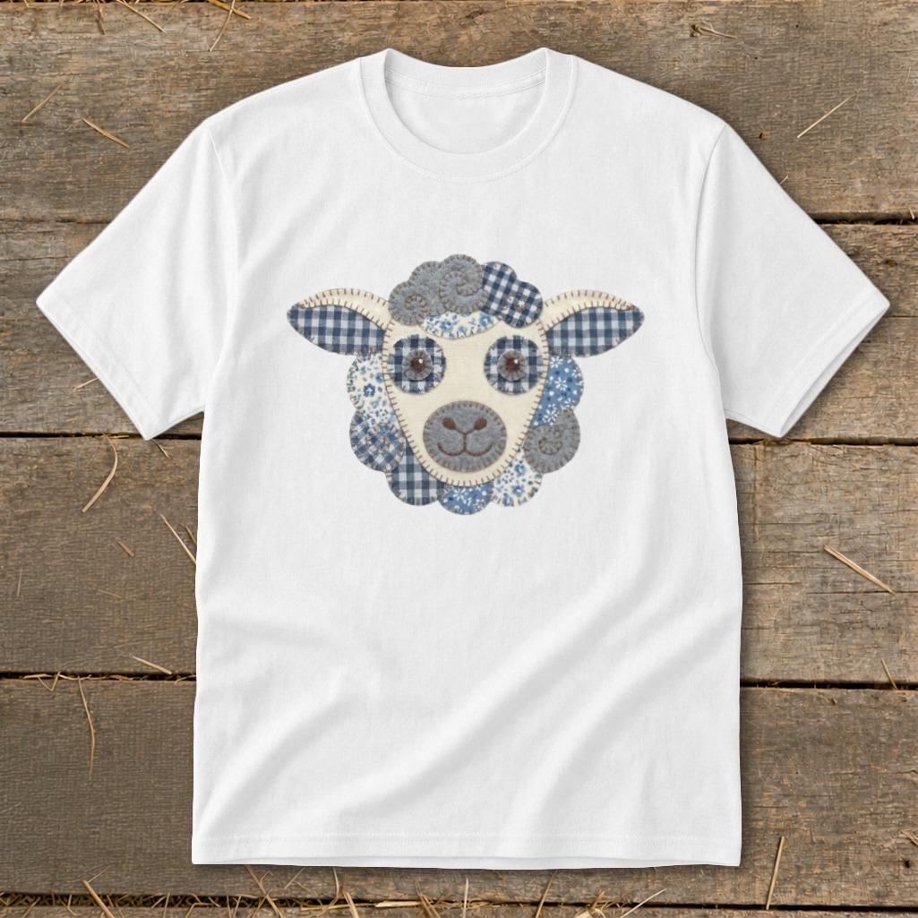 Faux Patchwork Sheep Youth Tee
