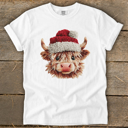Faux Yarn Cow Signature Tee