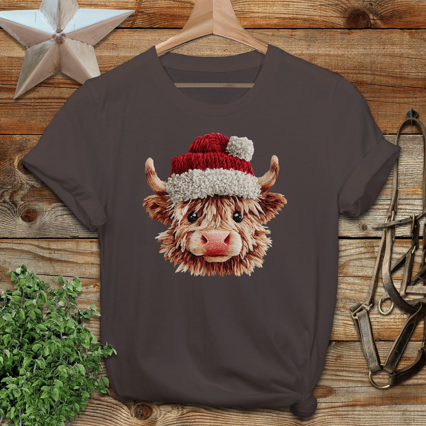 Faux Yarn Cow Softstyle Tee