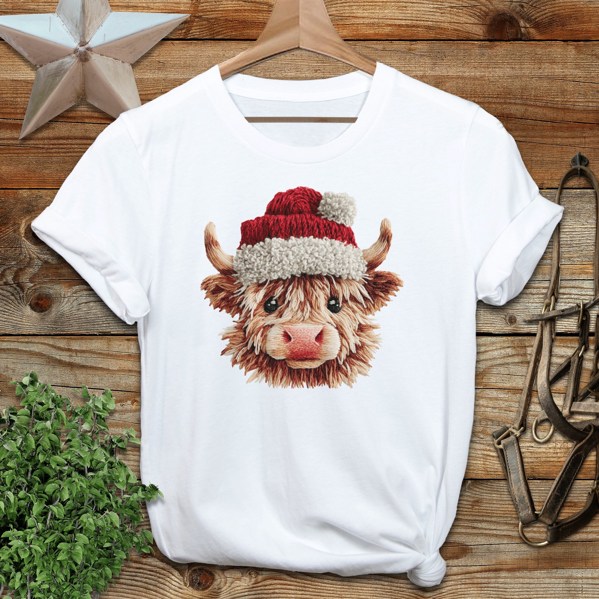 Faux Yarn Cow Softstyle Tee
