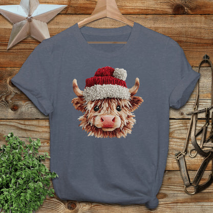 Faux Yarn Cow T-shirt