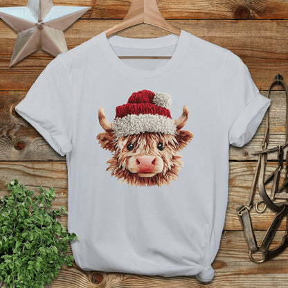 Faux Yarn Cow T-shirt