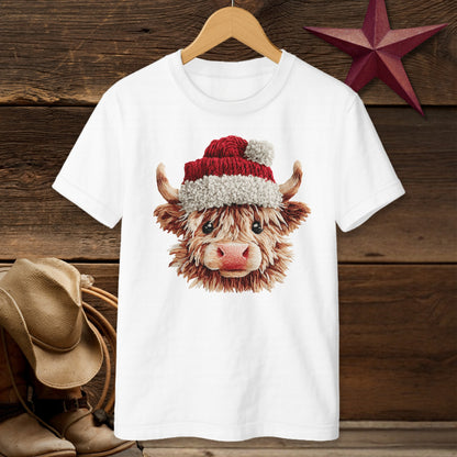 Faux Yarn Cow T-shirt (Youth)