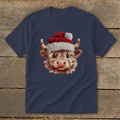 Faux Yarn Cow Youth Tee